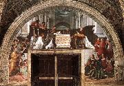 Raphael the mass of bolsena oil painting