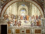 Raphael The School of Athens, Stanza della Segnatura oil painting