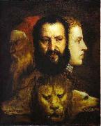 Titian The Allegory of Age Governed by Prudence is thought to depict Titian, painting