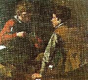 Caravaggio card-players, c Sweden oil painting artist