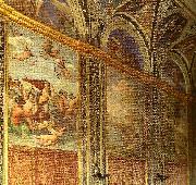 Raphael interior of the villa farnesina painting