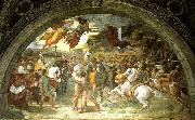 Raphael repulse of attila oil painting on canvas