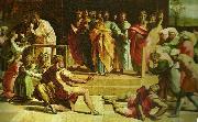 Raphael the death of ananias Sweden oil painting artist
