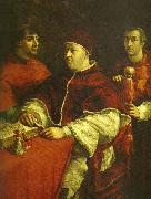 Raphael pope leo x with cardinals giulio de' Sweden oil painting artist