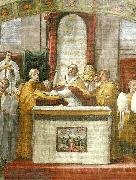 Raphael oath of pope leo 111fresco detail Sweden oil painting artist