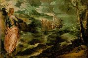 Tintoretto Christ at the Sea of Galilee Sweden oil painting artist
