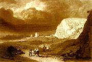J.M.W.Turner martello towers near bexhill sussex Sweden oil painting artist