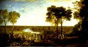 J.M.W.Turner england:richmond hill, on the prince regent's birthday Sweden oil painting artist