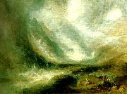 J.M.W.Turner snow- storm avalanche and inundation-a scene in the upper part of the val d'aouste piedmont Sweden oil painting artist