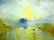 J.M.W.Turner norham castle, sunrise Sweden oil painting artist