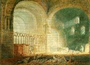 J.M.W.Turner trancept of ewenny priory oil painting