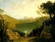 J.M.W.Turner aeneas and the sibyl, lake avernus oil painting