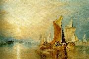 J.M.W.Turner stangate creek on  the river medway Sweden oil painting artist