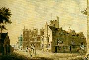 J.M.W.Turner the archbishop's palace, lambeth oil painting