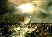 J.M.W.Turner calais pier painting
