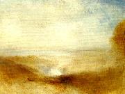 J.M.W.Turner landscape with a river and a bay in the distance Sweden oil painting artist