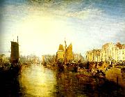 J.M.W.Turner harbour of dieppe Sweden oil painting artist
