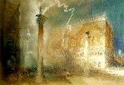 J.M.W.Turner venice storm in the piazzetta Sweden oil painting artist