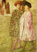 Masolino florentinska ynglingar omkring oil painting