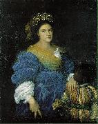 Titian Portrat der Laura de Dianti Sweden oil painting artist