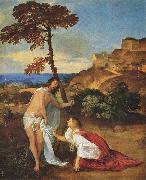 Titian Christus und Maria Magdalena Sweden oil painting artist
