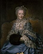 Anonymous Portrait of Philippine Charlotte of Prussia Sweden oil painting artist