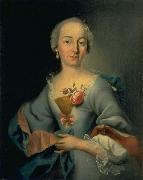 Anonymous Portrait of Dorothea Herrliberger oil