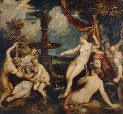 Titian Diana and Callisto by Titian Sweden oil painting artist