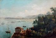 Anonymous View of the port of Bahia Sweden oil painting artist