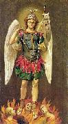 Anonymous Saint Michael Archangel Sweden oil painting artist