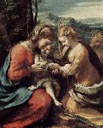Correggio Die Mystische Hochzeit der Hl. Katharina von Alexandrien painting