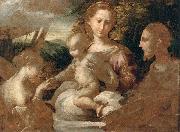 PARMIGIANINO The Mystic Marriage of St Catherine Sweden oil painting artist