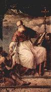 Titian Hl. Johannes Evangelist und der Almosen Sweden oil painting artist