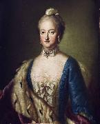 Anonymous Portrait of Maria Kunigunde von Sachsen Sweden oil painting artist
