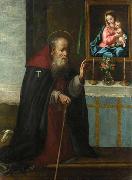 Anonymous Saint Anthony Sweden oil painting artist