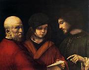Giorgione The Three Ages of Man Sweden oil painting artist