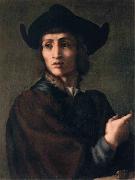 Pontormo Portrait of an Engraver of Semi Precious Stones oil painting on canvas