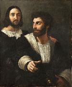 Raphael Self portrait with a friend Sweden oil painting artist