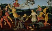 Raphael Jerome Punishing the Heretic Sabinian Sweden oil painting artist