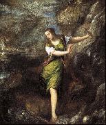 Titian Saint Margaret Sweden oil painting artist