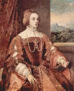 Titian Portrait of Isabella of Portugal Sweden oil painting artist