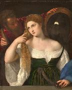 Titian Woman with a Mirror Sweden oil painting artist