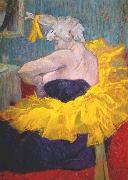 toulouse-lautrec The clownesse cha-u-kao at the Moulin Rouge Sweden oil painting artist