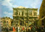 Canaletto Venice: The Feast Day of St. Roch Sweden oil painting artist