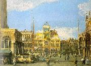 Canaletto Piazza San Marco- Looking North oil painting picture wholesale