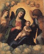 Correggio Madonna and Child in Glory with Angels oil painting artist