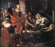 GUERCINO St.Peter Revives Tbitha oil