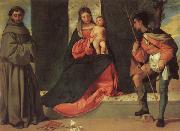 Giorgione Madonna and Child with SS.ANTHONY AND rOCK Sweden oil painting artist