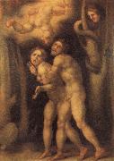 Pontormo The Fall of Adam and Eve oil painting artist