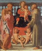 Pontormo Madonna and Child with SS.Jerome and Francis and Two Angels Sweden oil painting artist